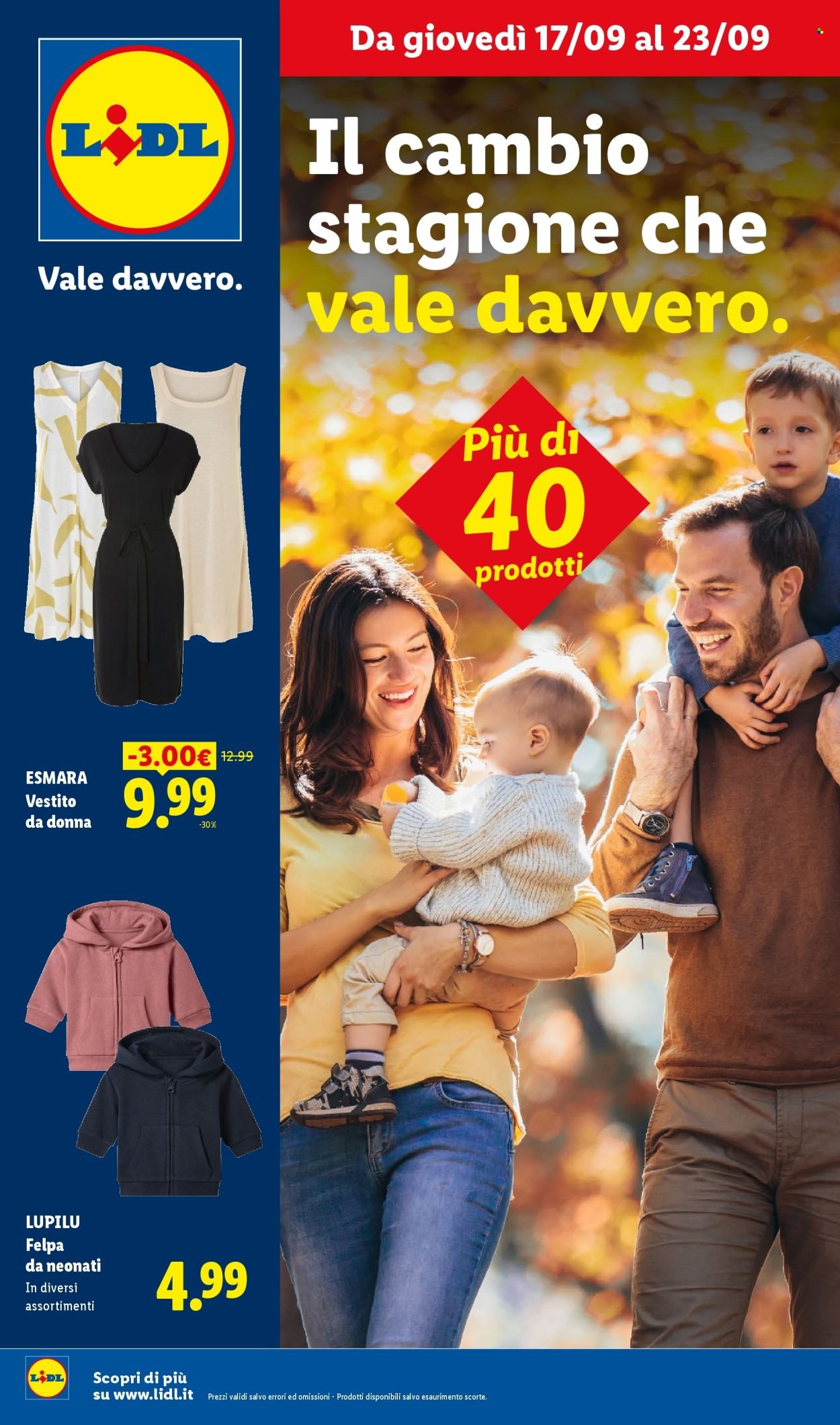 Volantino LIDL - Il cambio stagione che vale davvero
