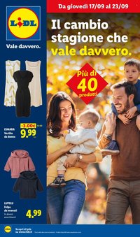Volantino LIDL - Il cambio stagione che vale davvero