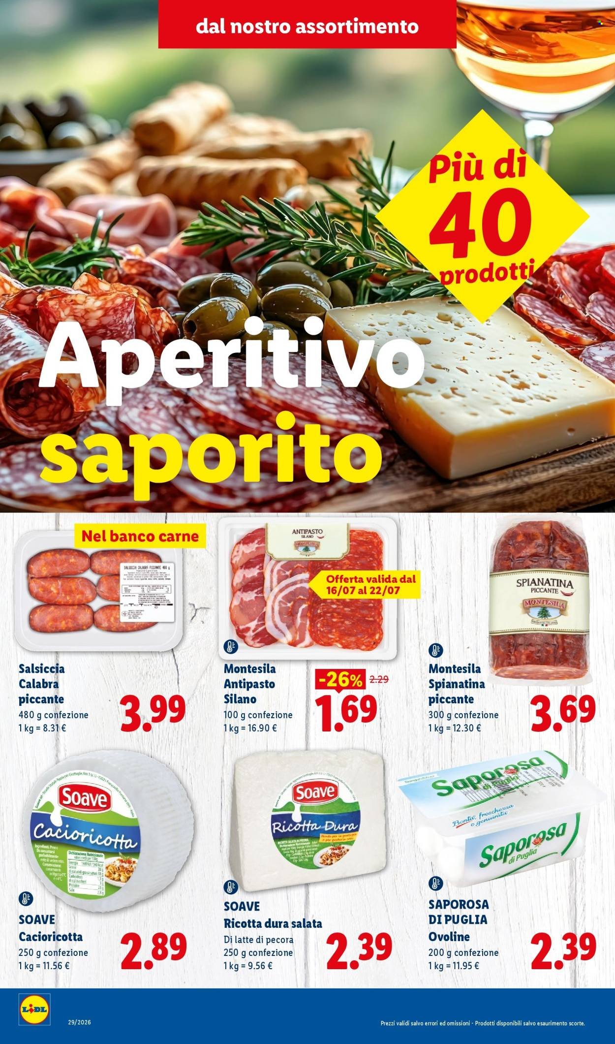 Volantino LIDL - Sapori del Sud Italia