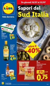 Volantino LIDL - Sapori del Sud Italia