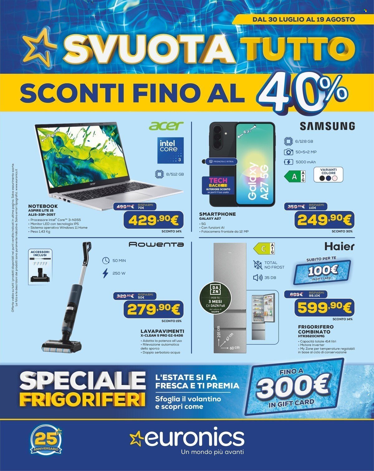 Volantino EURONICS - SVUOTA TUTTO