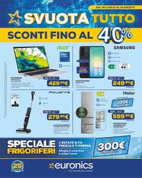 Volantino EURONICS - SVUOTA TUTTO