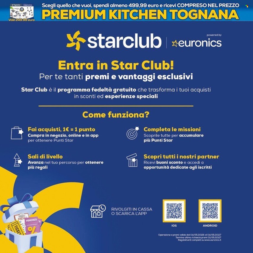 Volantino EURONICS - STAR CLUB IN CUCINA CON PASSIONE
