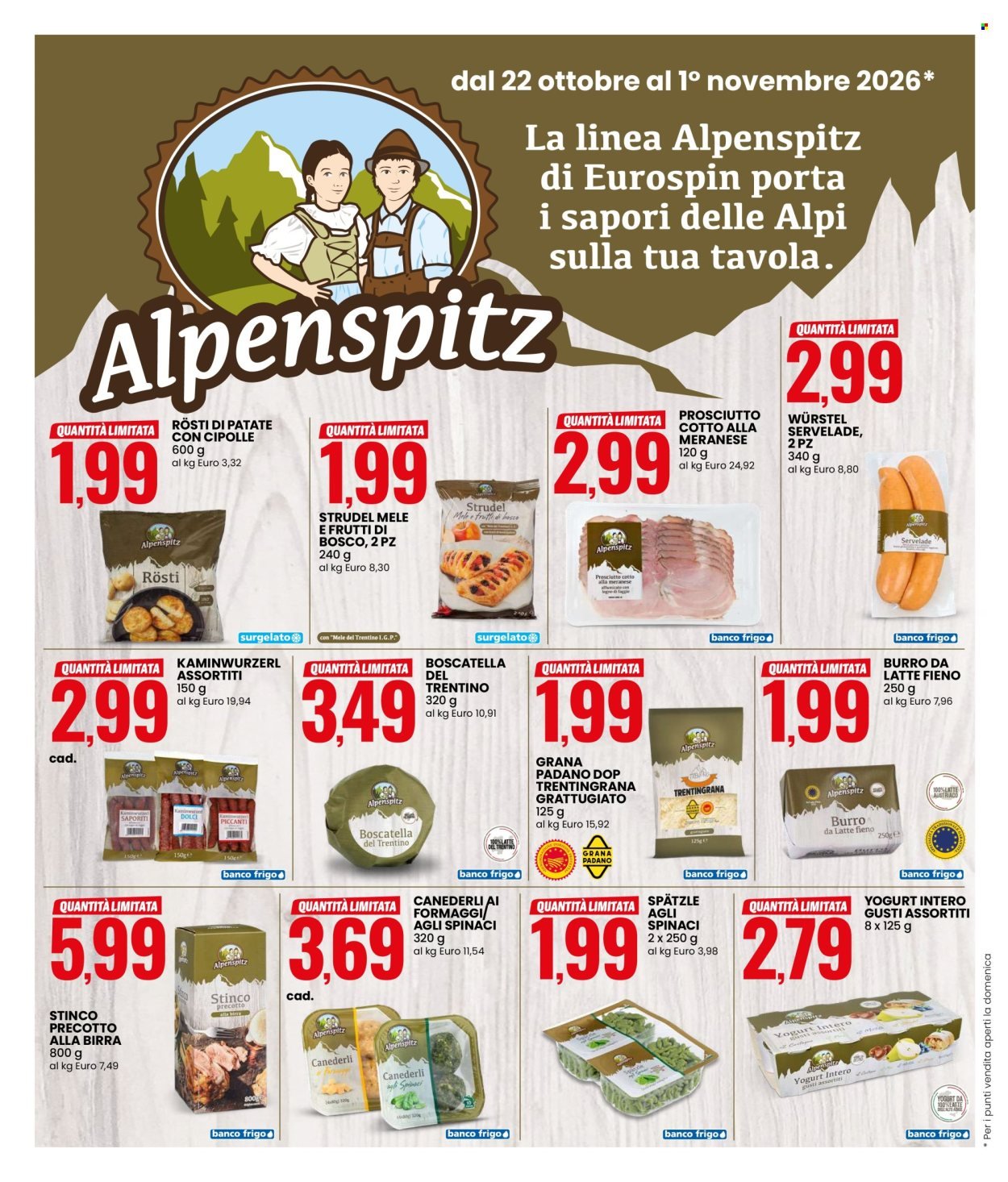 Volantino EUROSPIN - Da giovedì 22 ottobre 2026