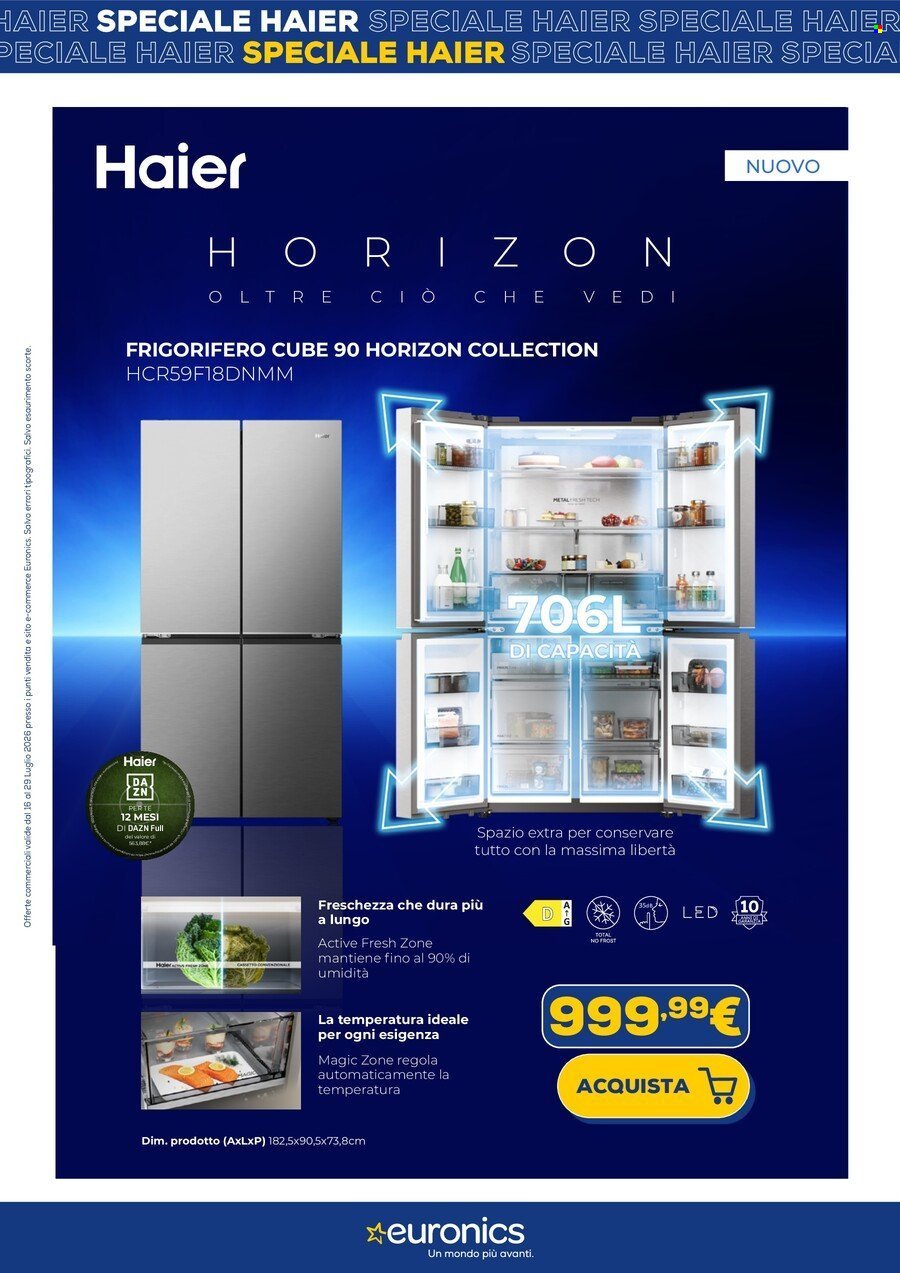 Volantino EURONICS - Speciale Haier