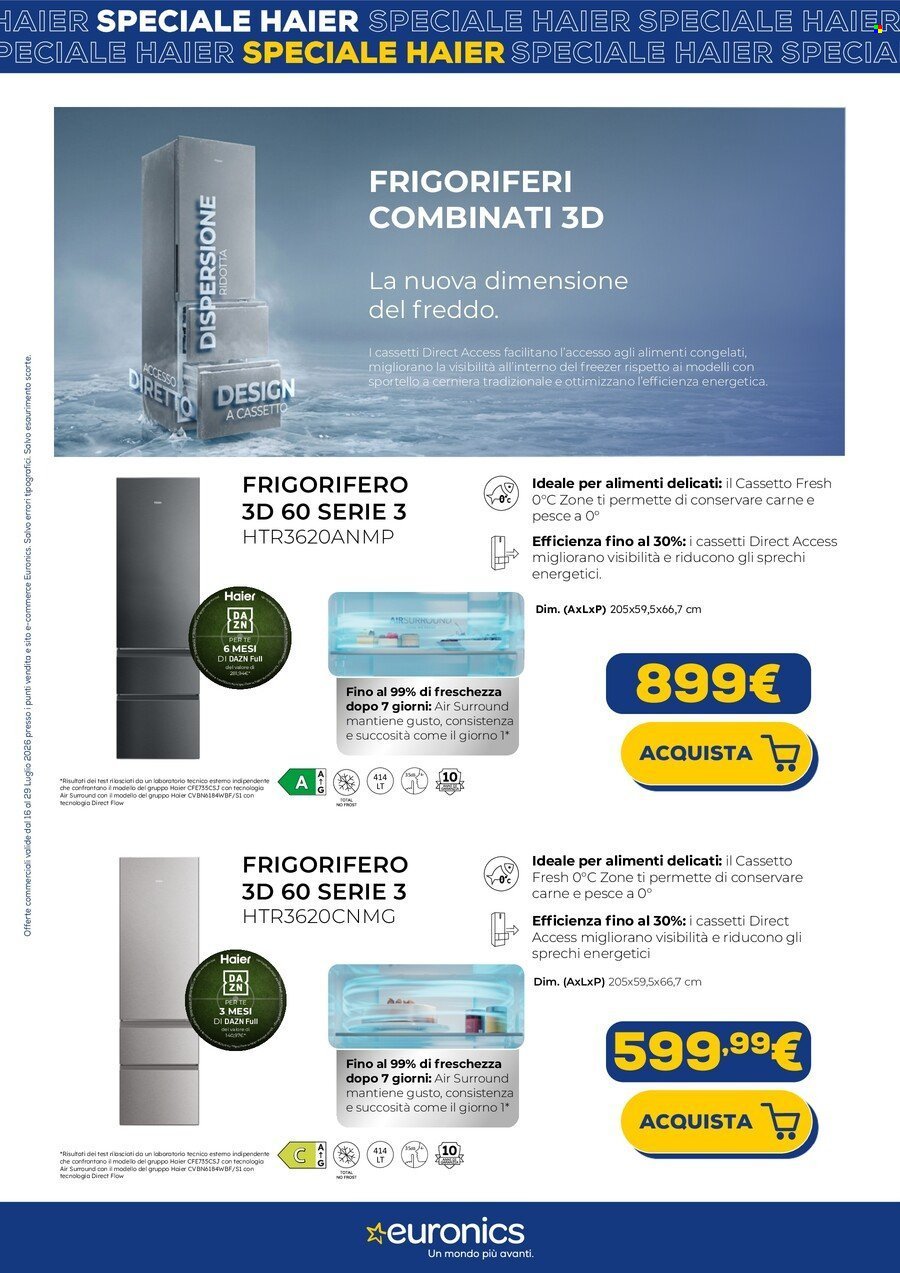 Volantino EURONICS - Speciale Haier
