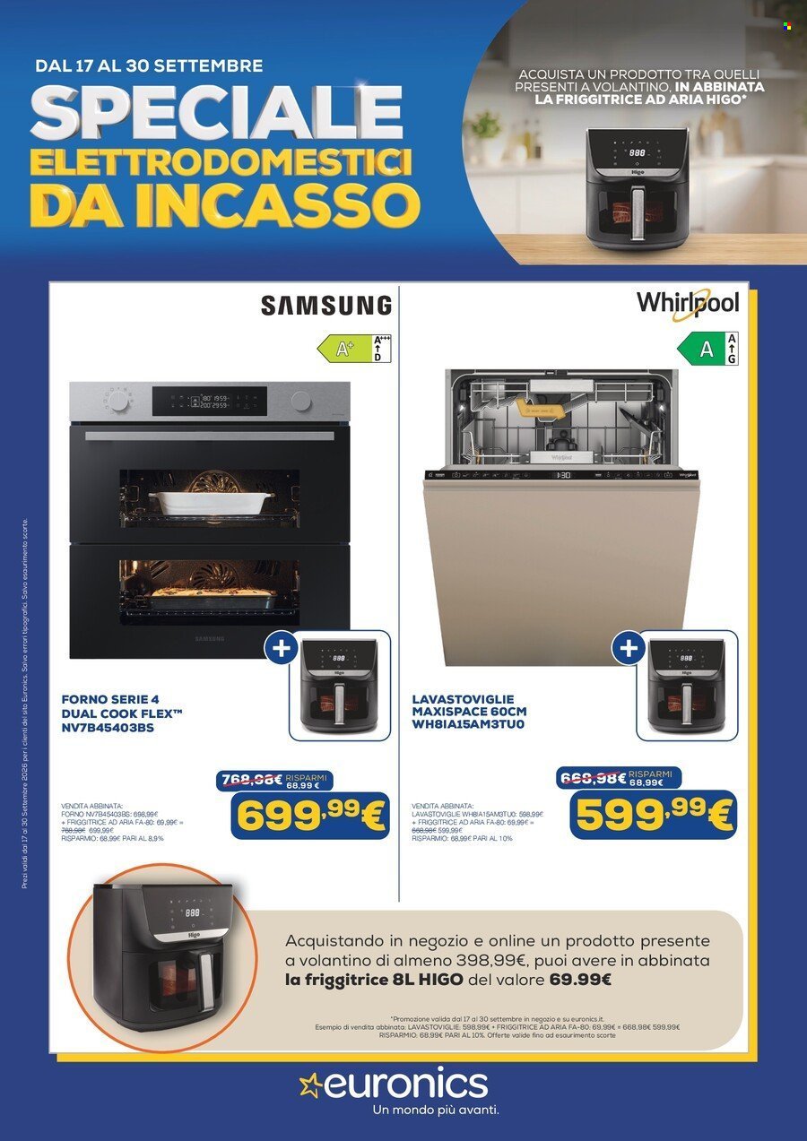 Volantino EURONICS - Speciale Elettrodomestici Incasso