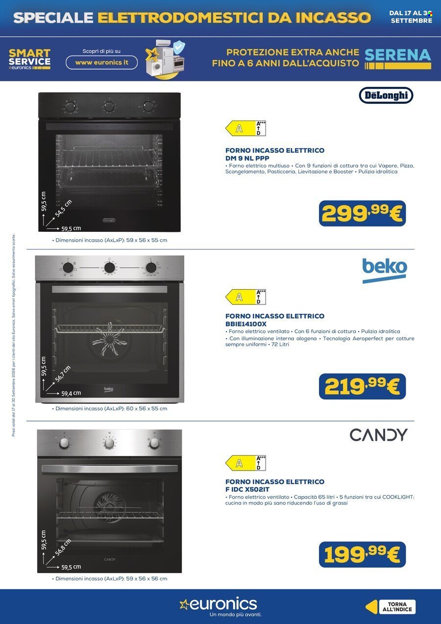 Volantino EURONICS - Speciale Elettrodomestici Incasso