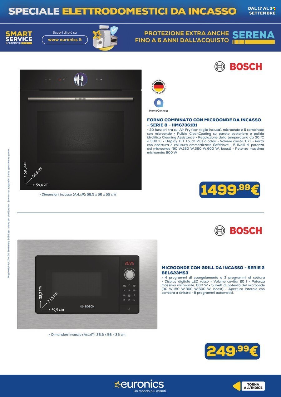 Volantino EURONICS - Speciale Elettrodomestici Incasso