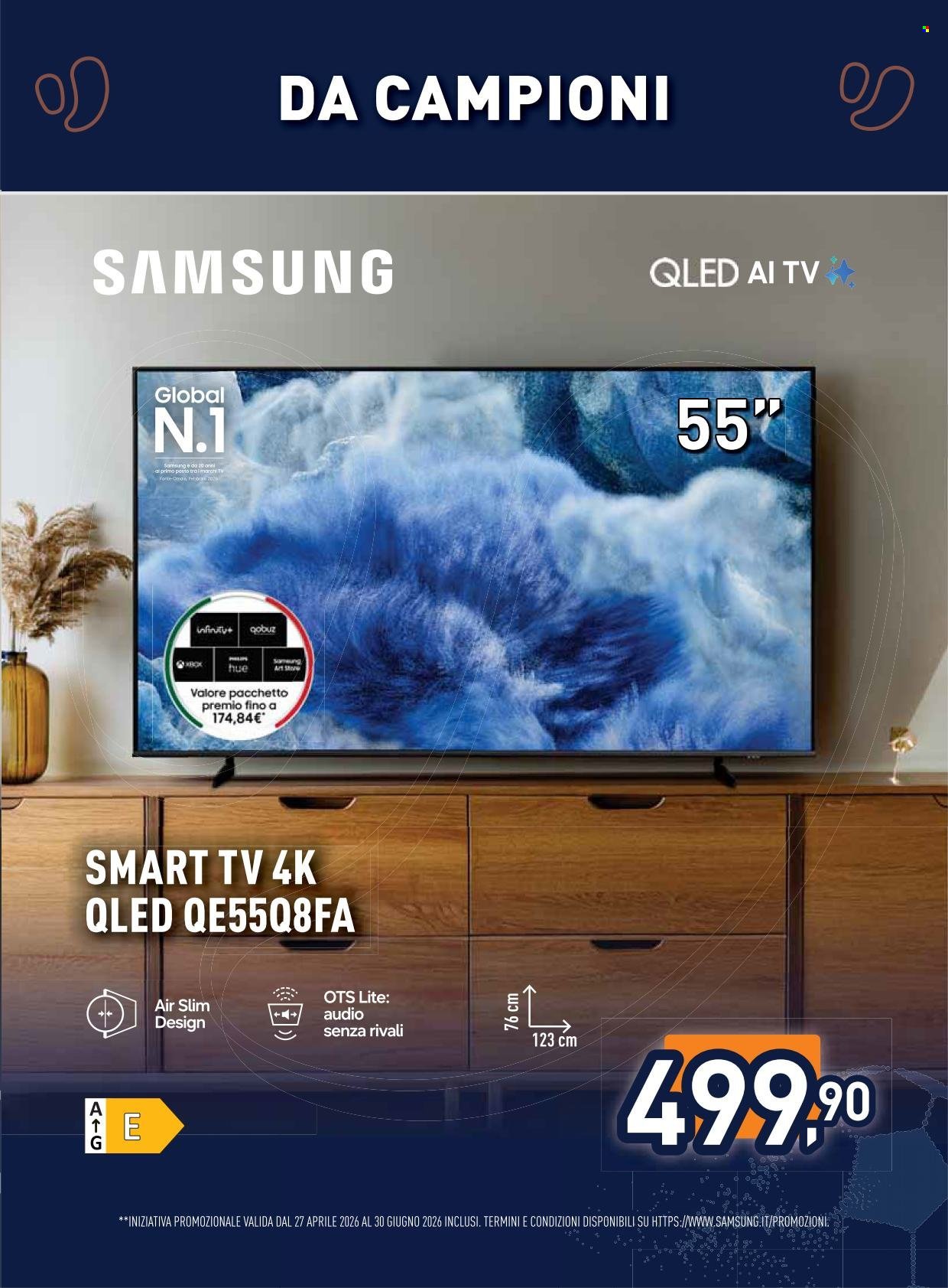 Volantino UNIEURO - Speciale TV