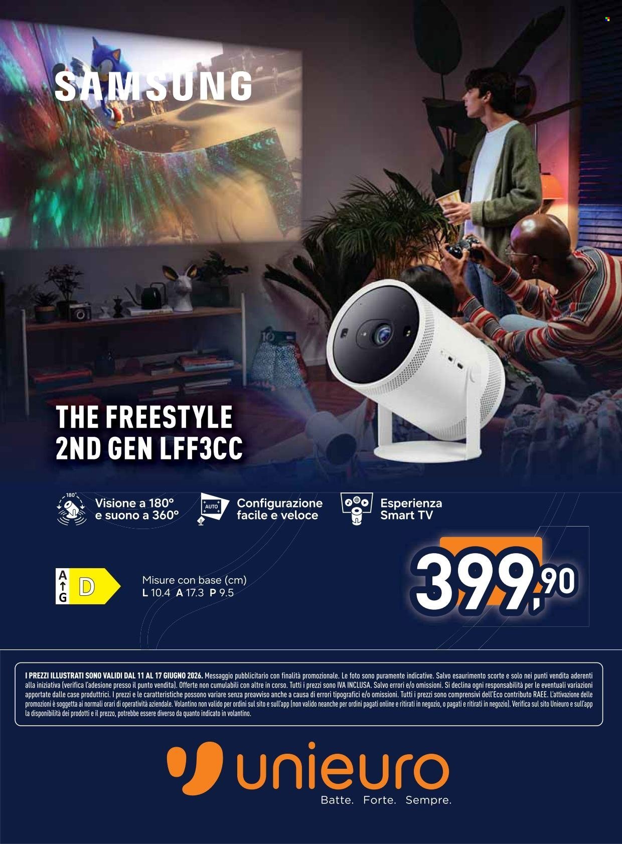 Volantino UNIEURO - Speciale TV