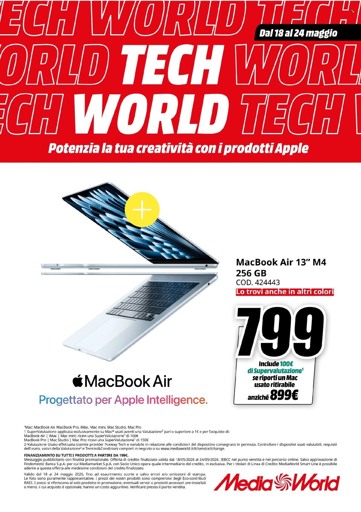 Volantino MEDIAWORLD - TECH WORLD (2026-05-18 - 2026-05-24)