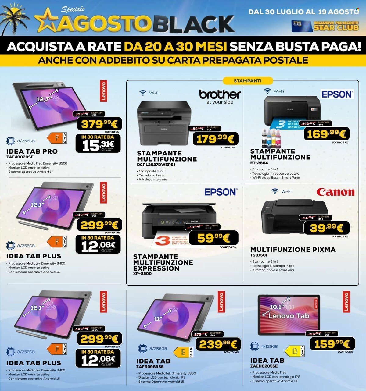 Volantino EURONICS - AGOSTO BLACK