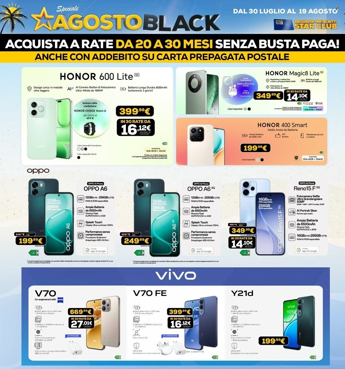 Volantino EURONICS - AGOSTO BLACK