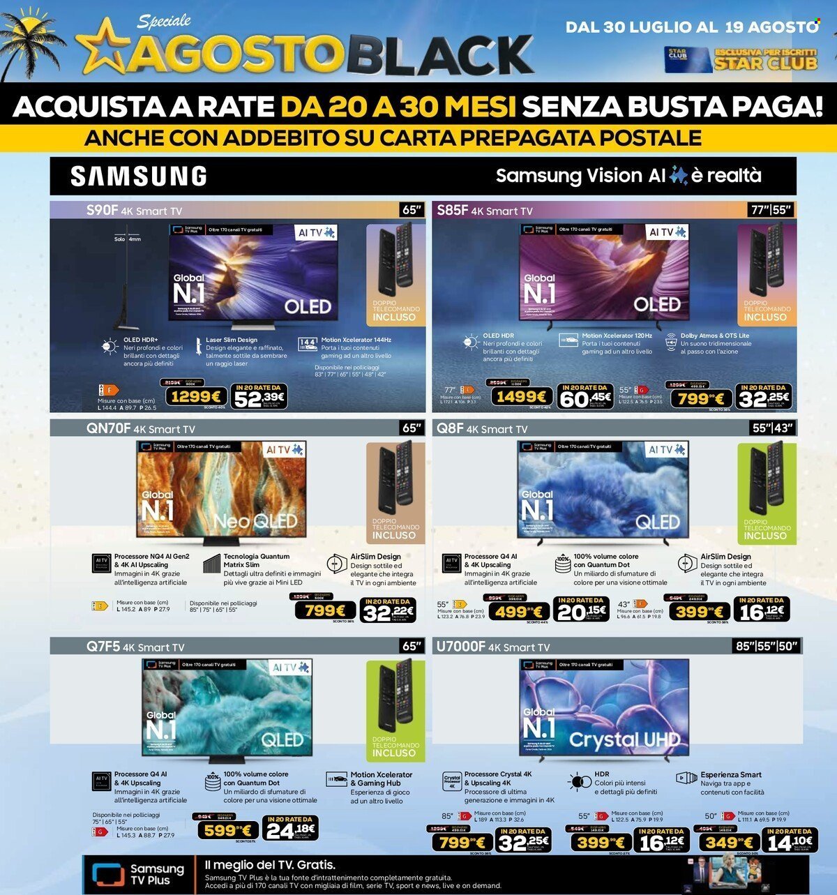 Volantino EURONICS - AGOSTO BLACK