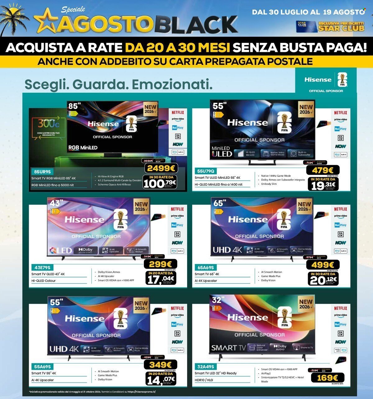 Volantino EURONICS - AGOSTO BLACK
