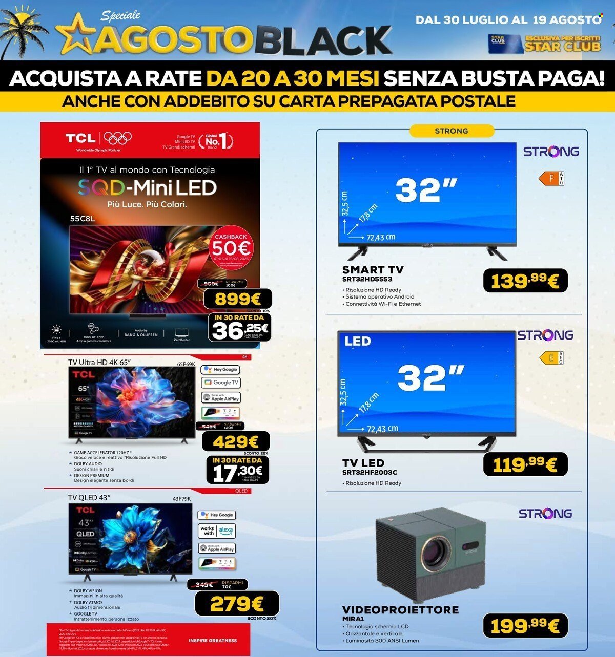 Volantino EURONICS - AGOSTO BLACK