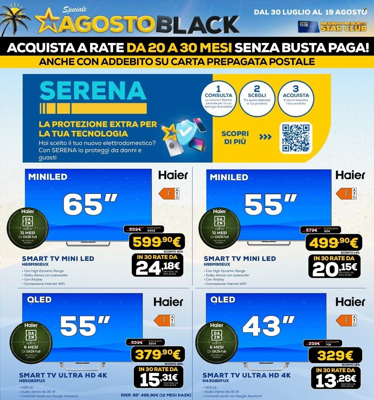 Volantino EURONICS - AGOSTO BLACK