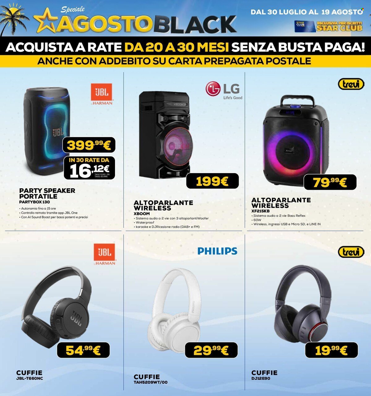 Volantino EURONICS - AGOSTO BLACK