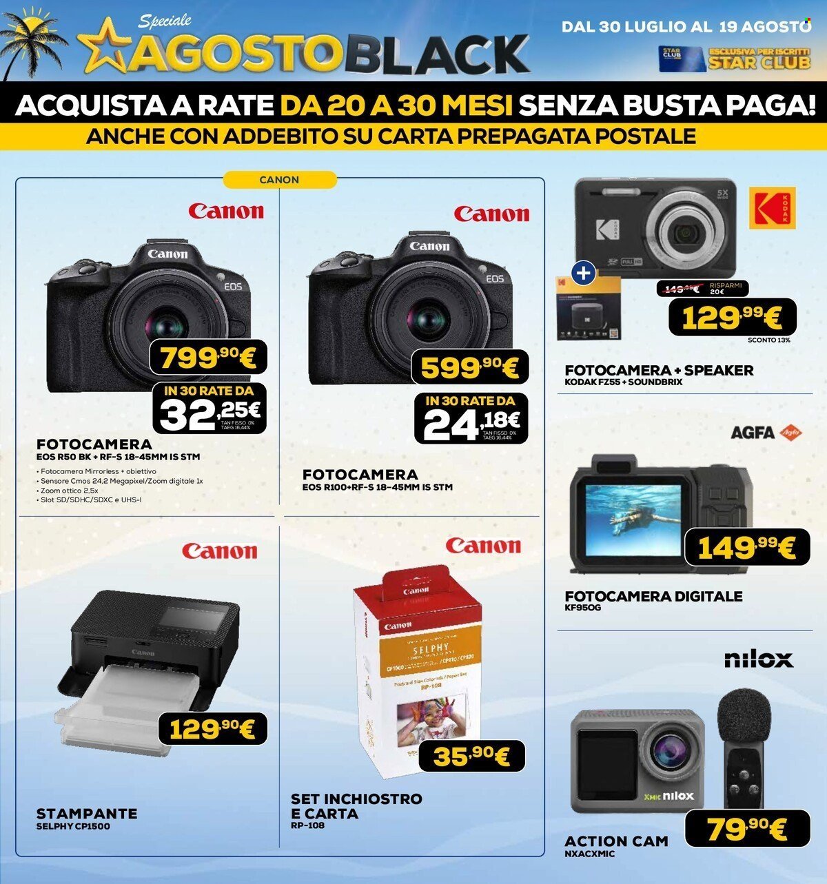 Volantino EURONICS - AGOSTO BLACK