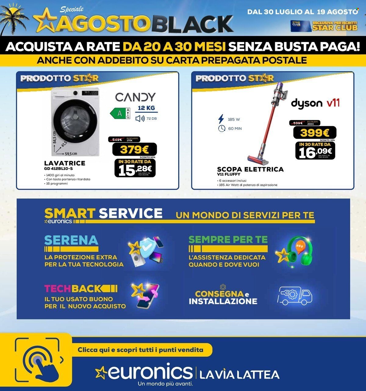 Volantino EURONICS - AGOSTO BLACK