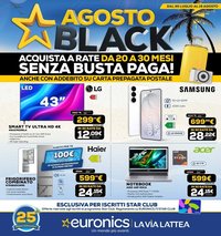 Volantino EURONICS - AGOSTO BLACK