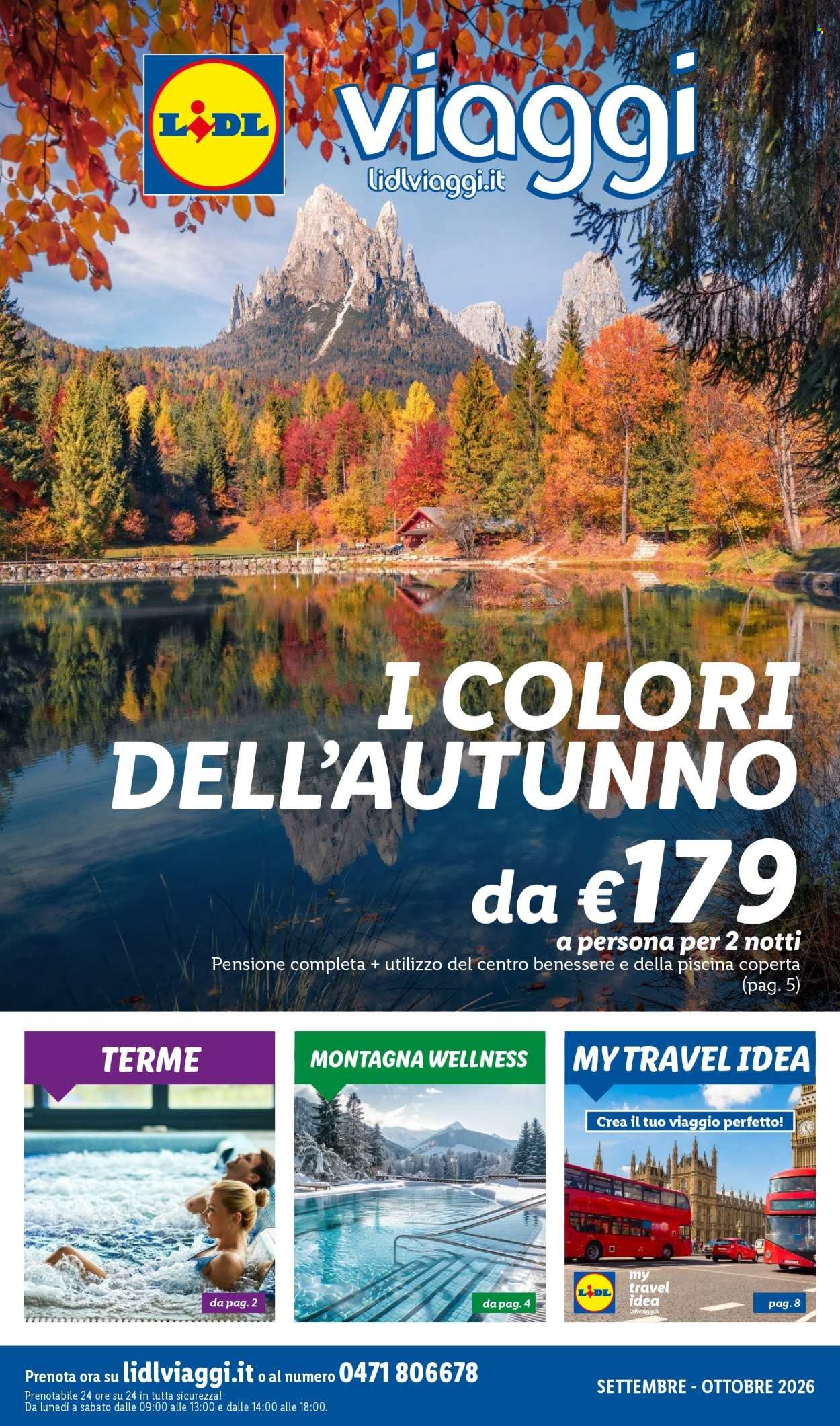 Volantino LIDL - I viaggi del mese