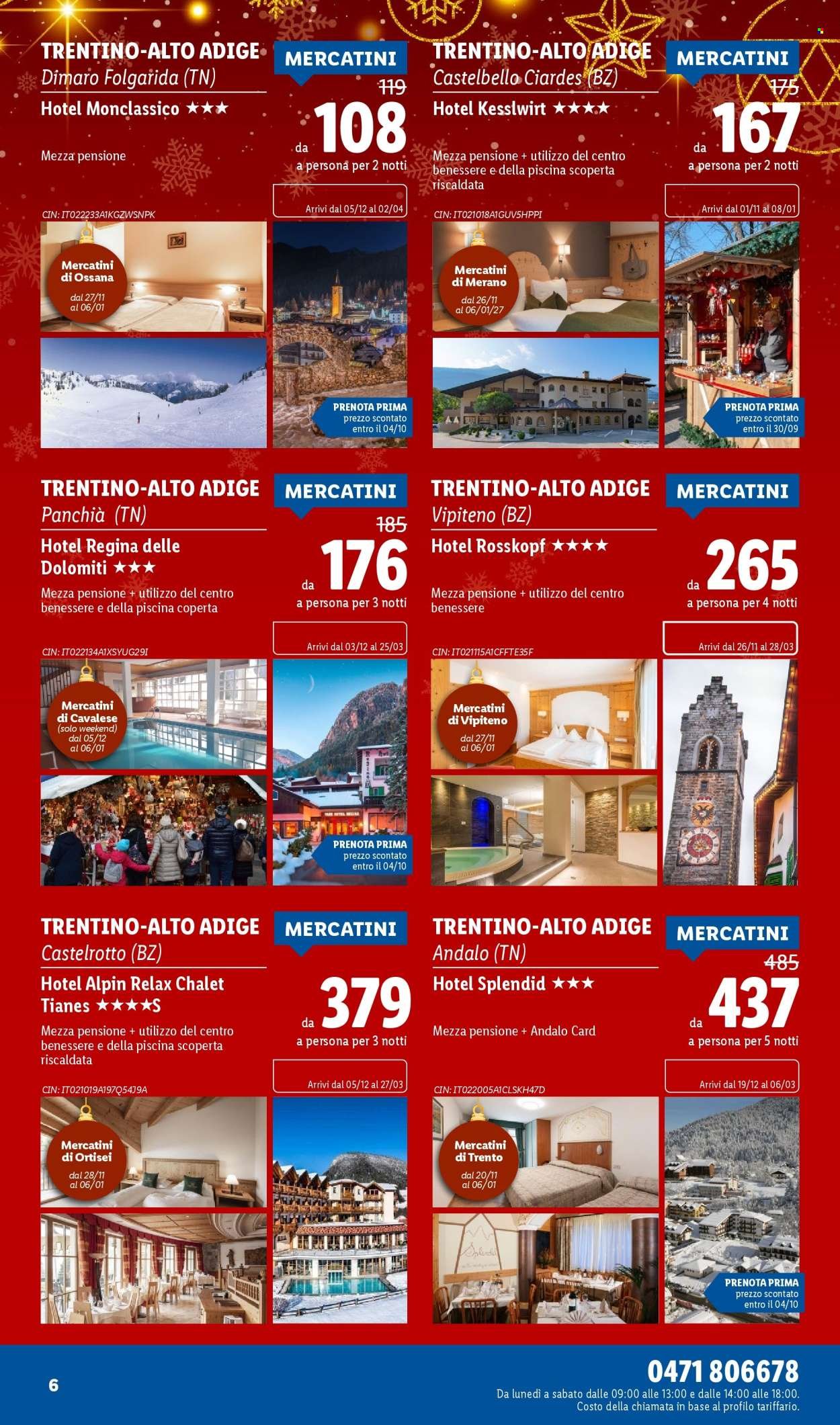 Volantino LIDL - I viaggi del mese