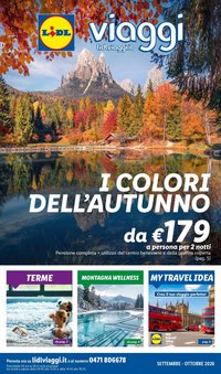 Volantino LIDL - I viaggi del mese