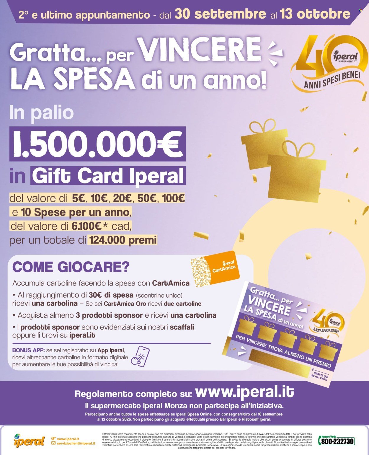 Volantino IPERAL - Prodotti Sponsor