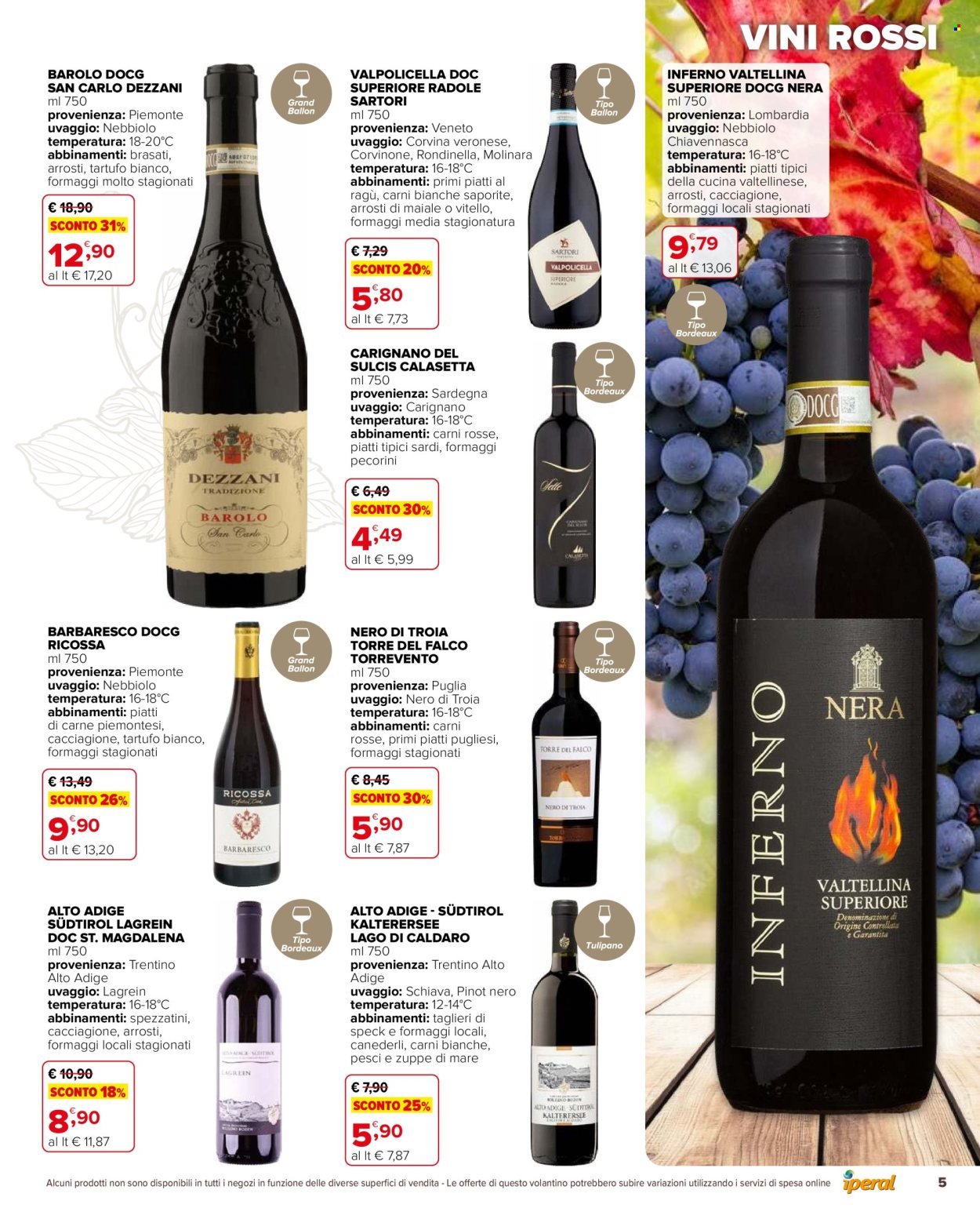 Volantino IPERAL - Fiera del vino