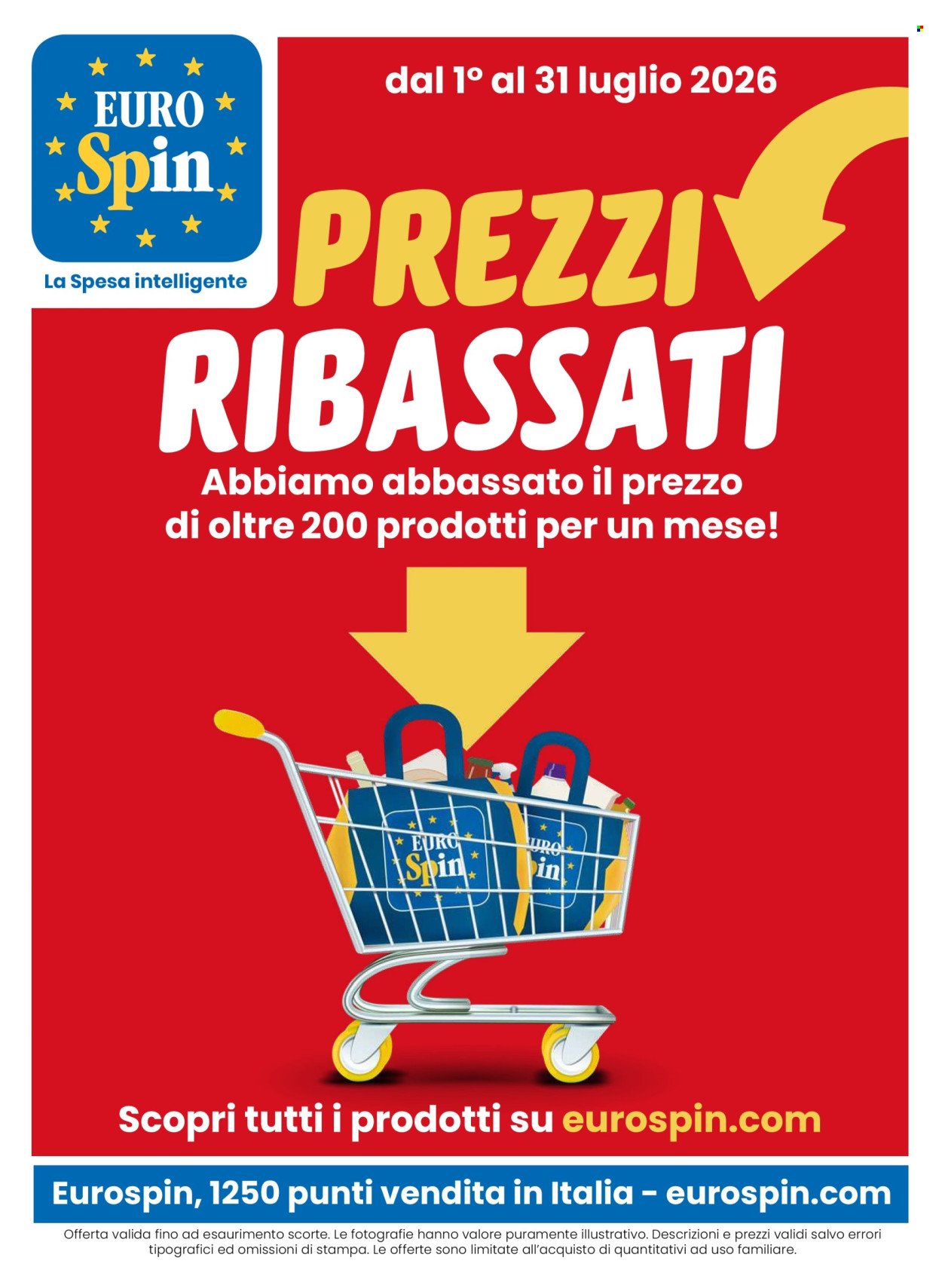Volantino EUROSPIN - Da mercoledì 1 2026