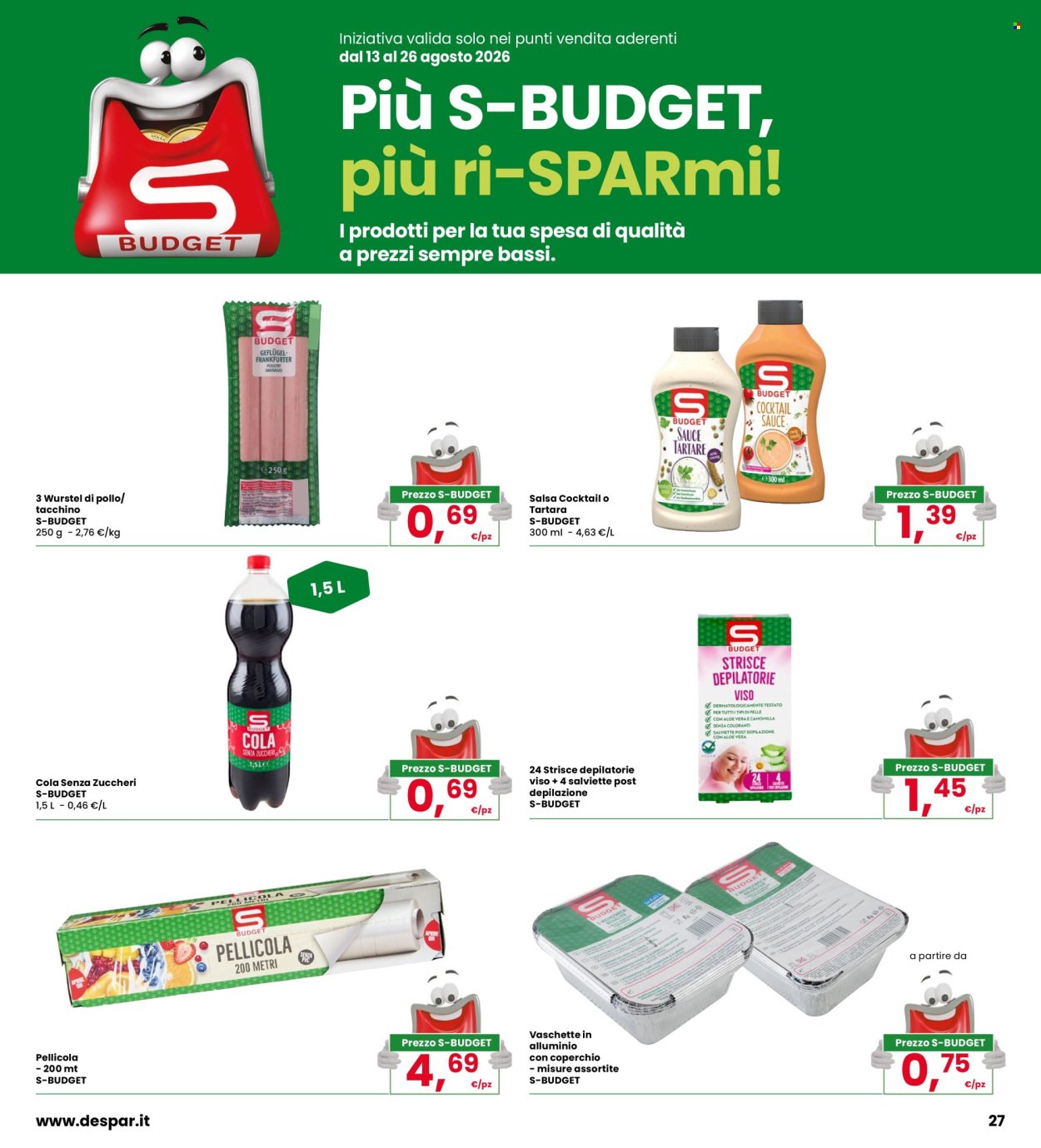 Volantino INTERSPAR - Sconti dal 20% al 50%