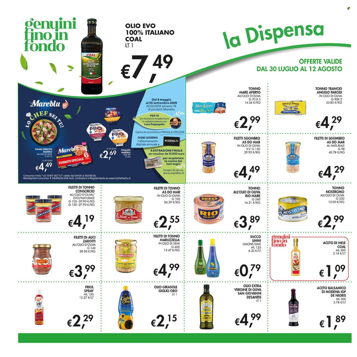 Volantino COAL - Da giovedì 30 luglio 2026