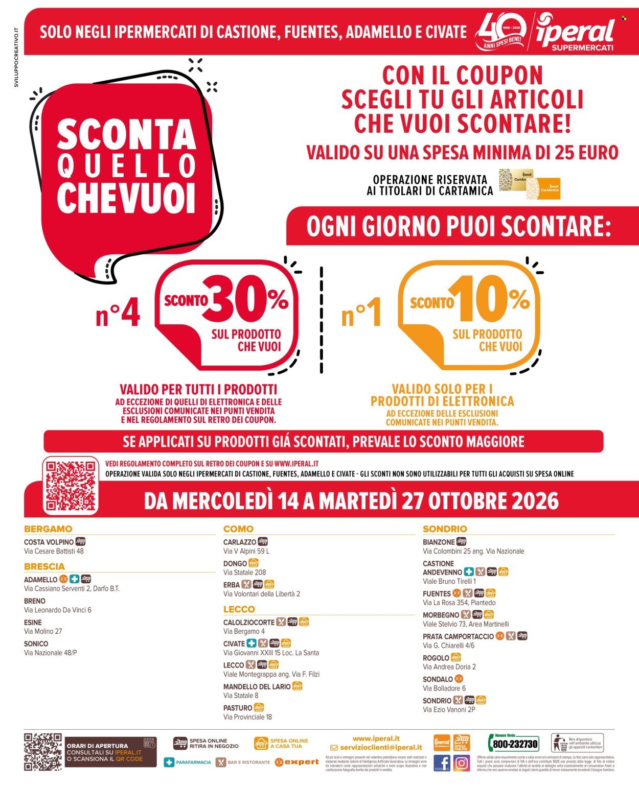 Volantino IPERAL - Affari a 1,2,3 euro