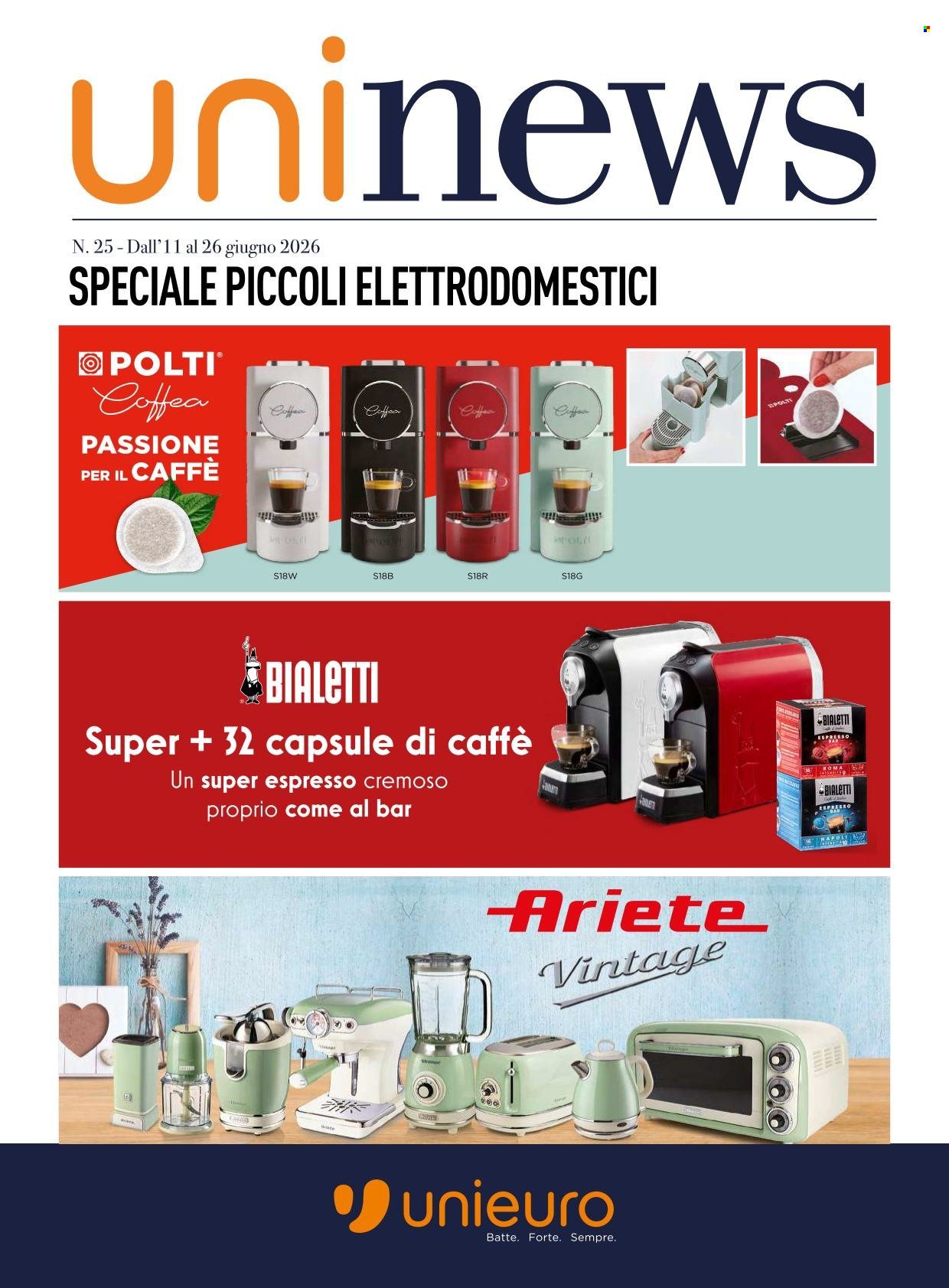 Volantino UNIEURO - Speciale piccoli elettrodomestici