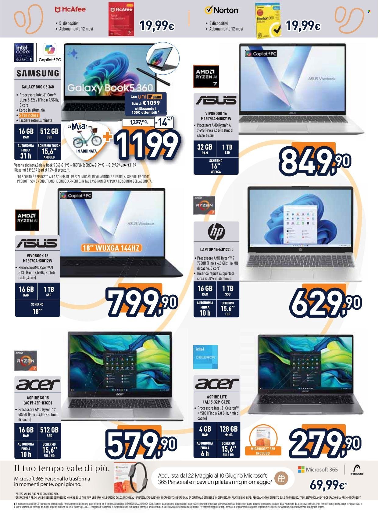Volantino UNIEURO - La Mia