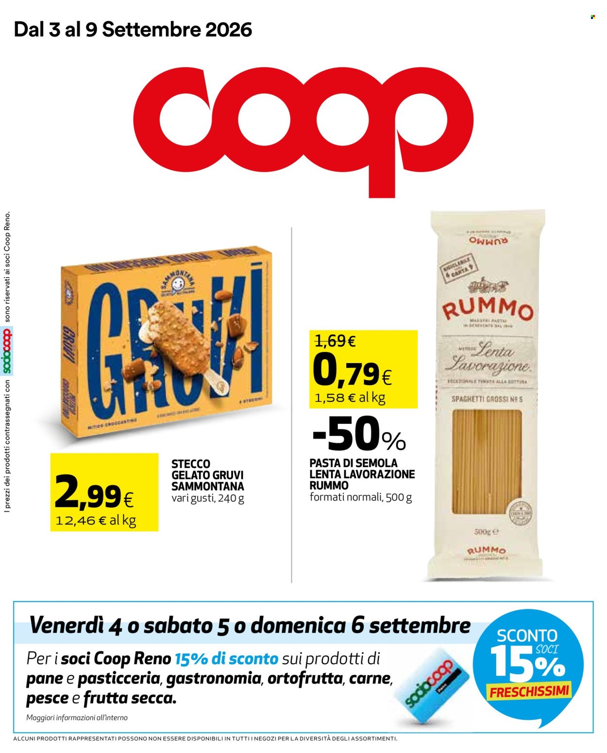 Volantino COOP - Prezzi ribassati soci
