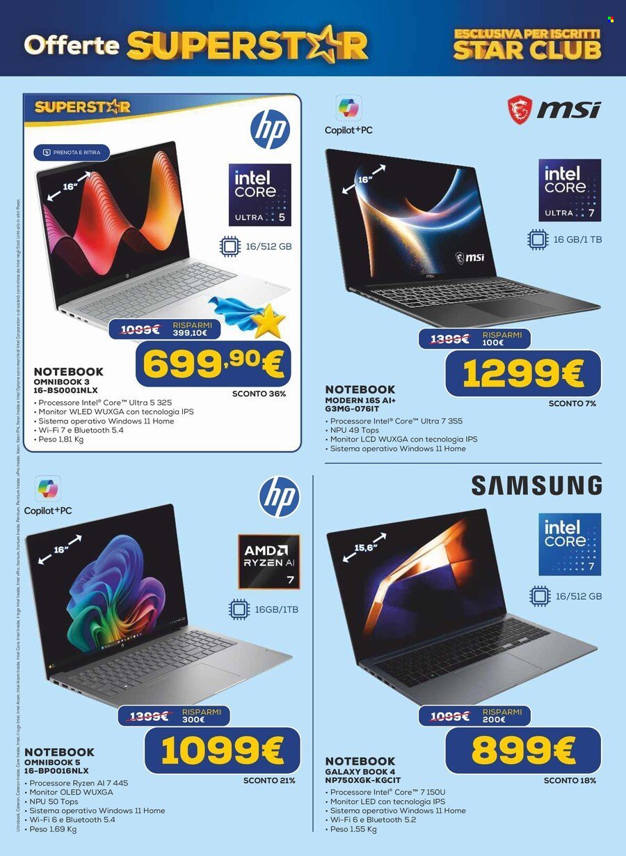 Volantino EURONICS - Super Star