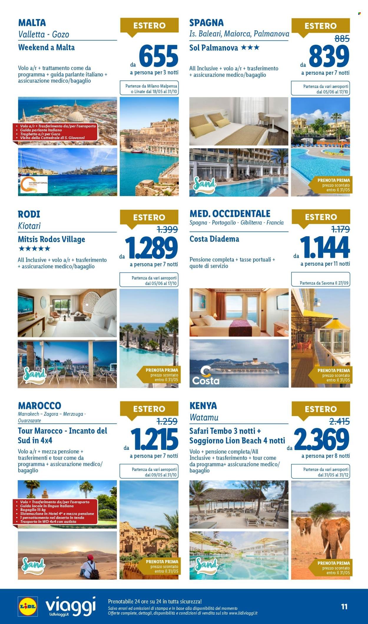 Volantino LIDL - I viaggi del mese (2026-05-01 - 2026-05-31)