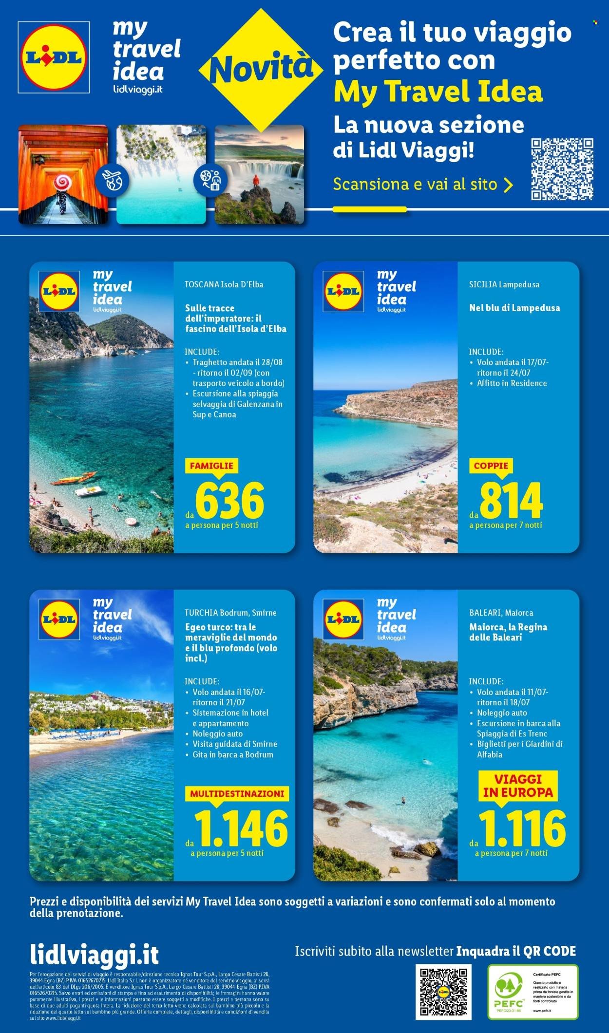 Volantino LIDL - I viaggi del mese (2026-05-01 - 2026-05-31)