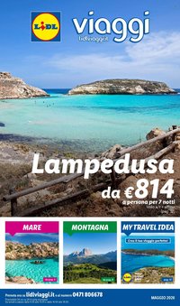 Volantino LIDL - I viaggi del mese (2026-05-01 - 2026-05-31)
