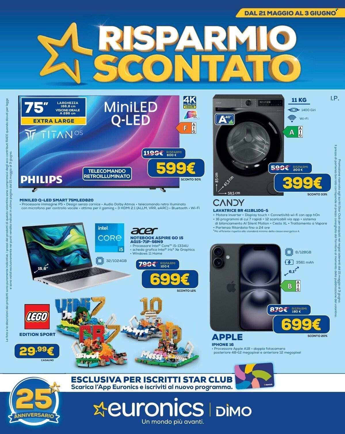 Volantino EURONICS - RISPARMIO SCONTATO (2026-05-21 - 2026-06-03)