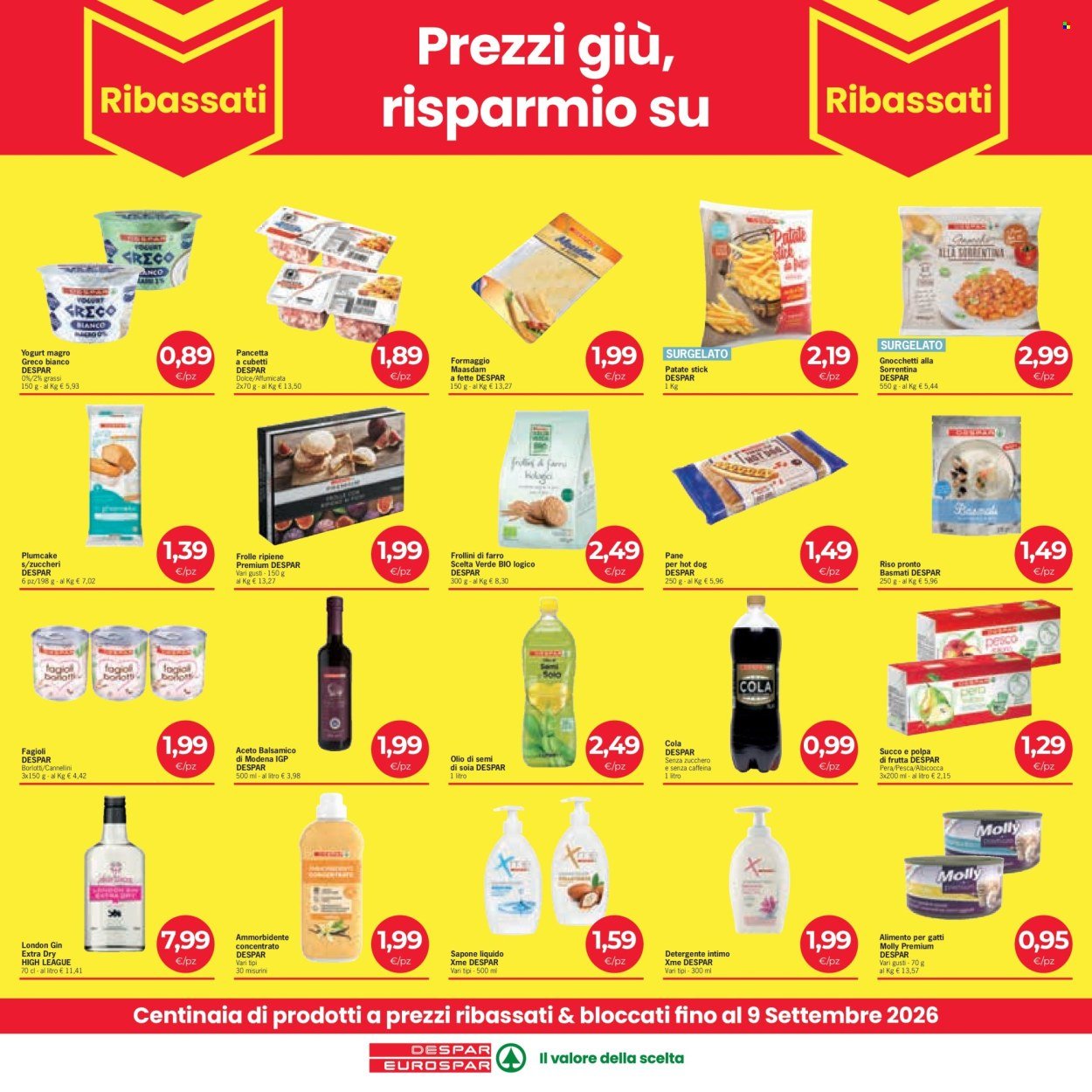 Volantino EUROSPAR - Sconti Grandi Marche