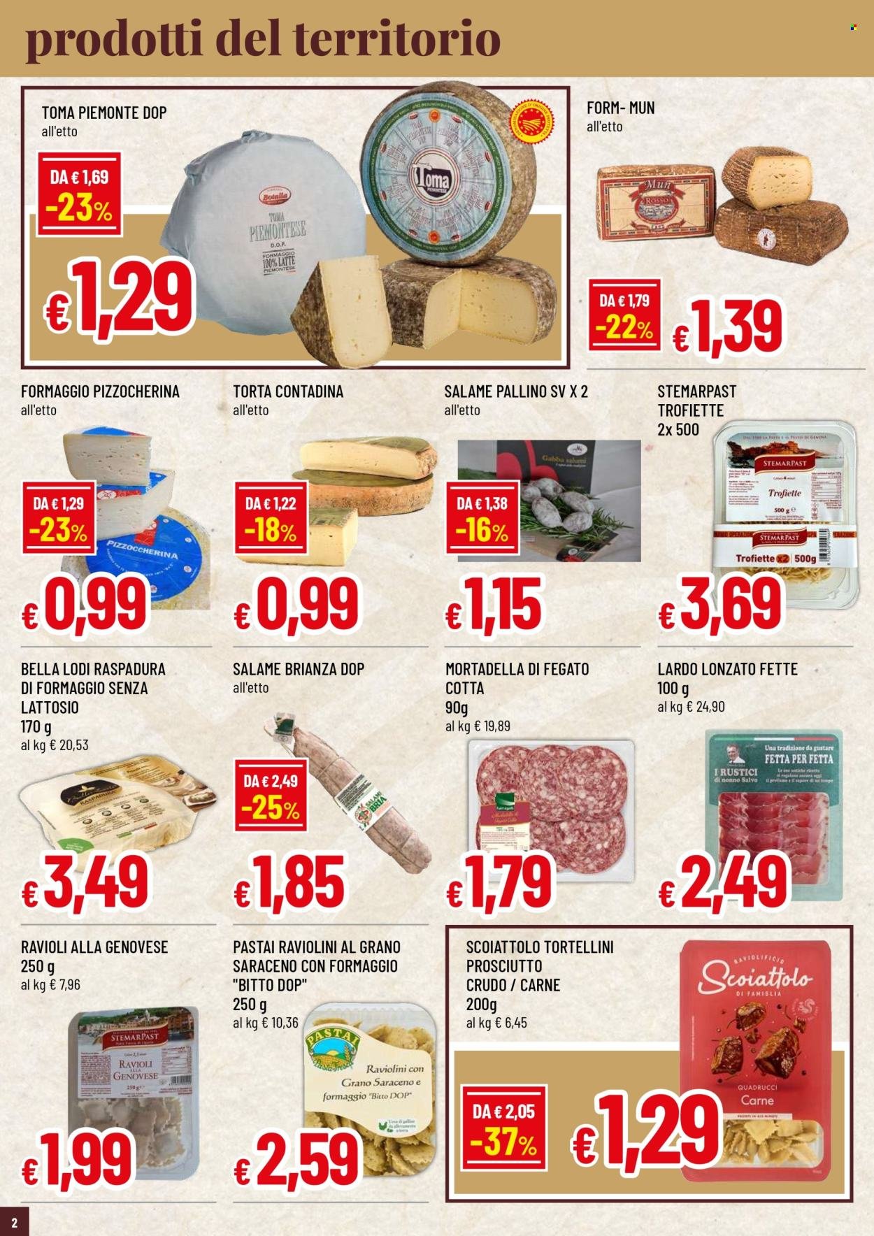 Volantino FAMILA - PRODOTTI DEL TERRITORIO