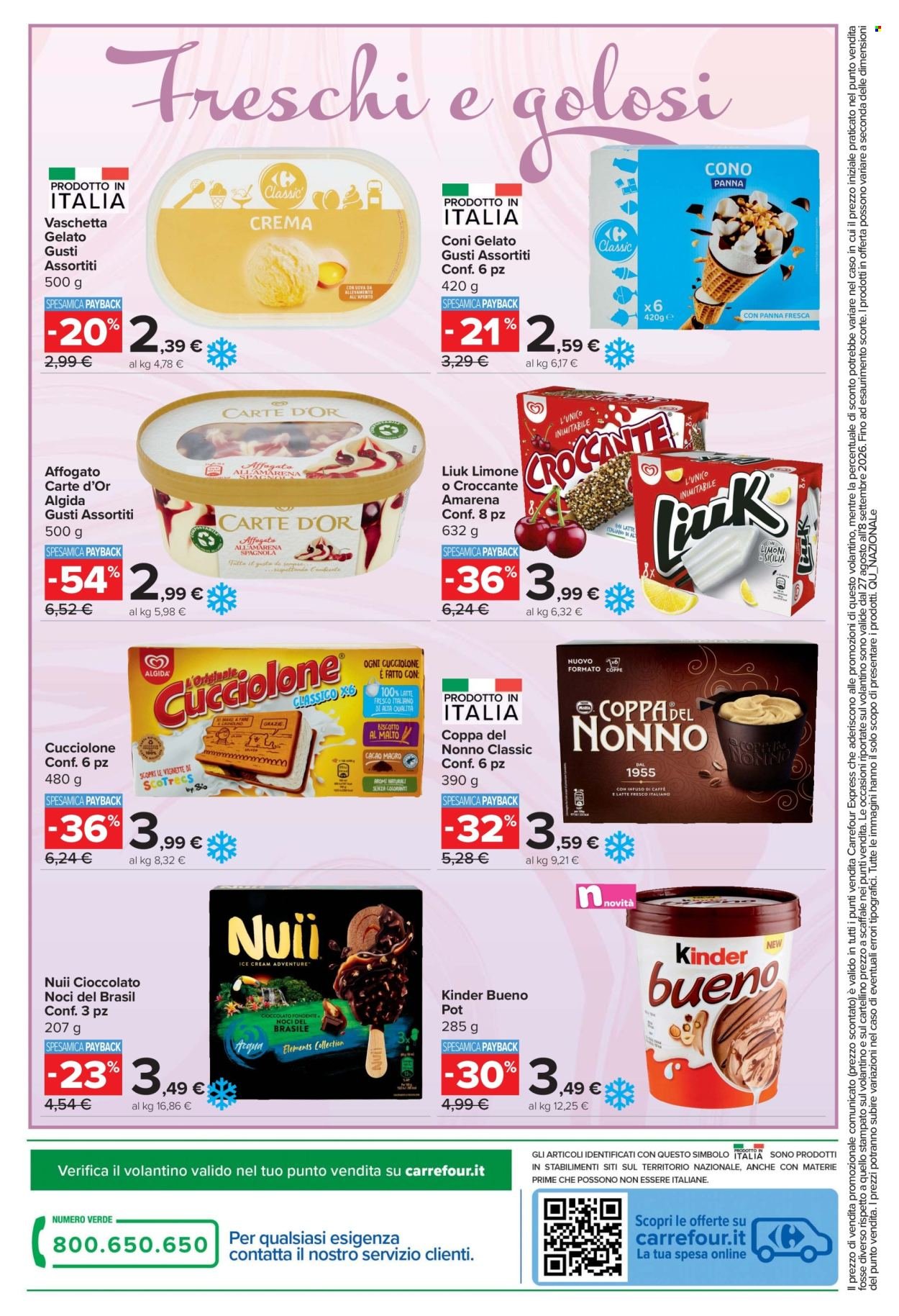 Volantino CARREFOUR - Da giovedì 27 agosto 2026