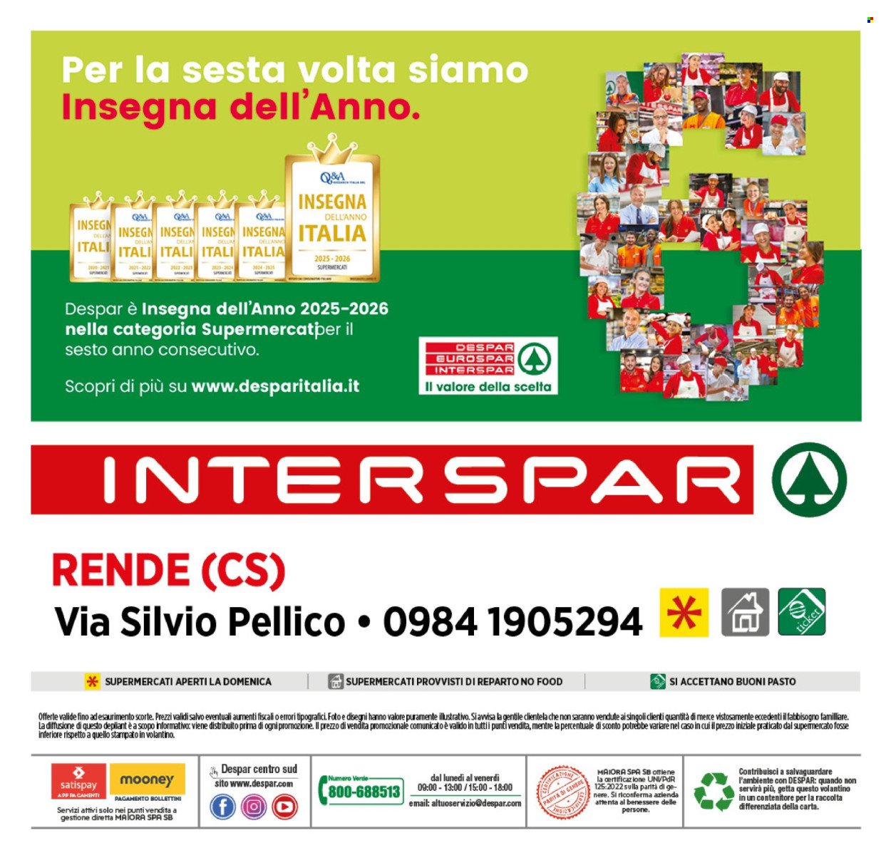 Volantino INTERSPAR - Da lunedì 29 giugno 2026
