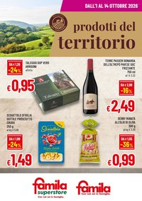 Volantino FAMILA - PRODOTTI DEL TERRITORIO