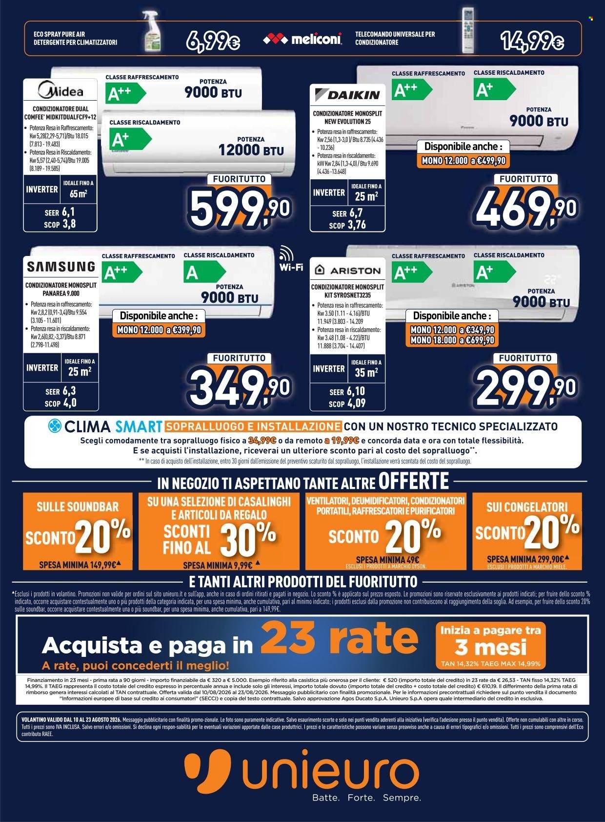 Volantino UNIEURO - Fuoritutto Continua