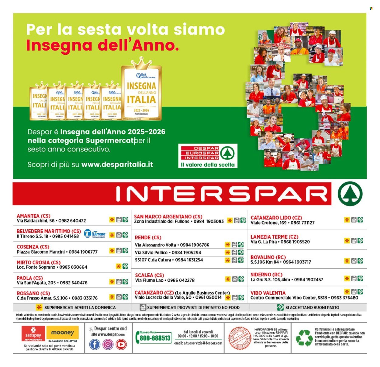 Volantino INTERSPAR - Da lunedì 20 2026